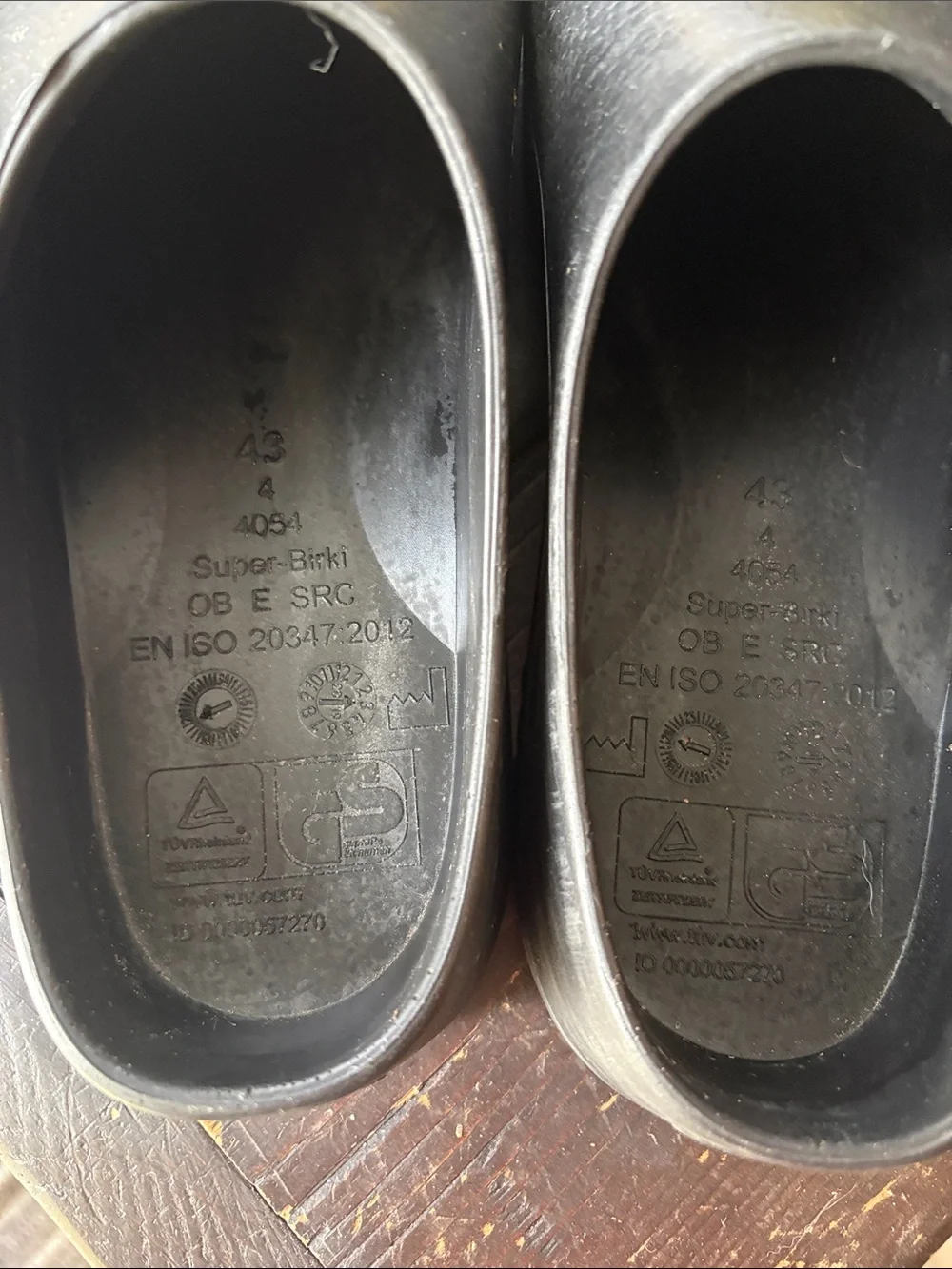 Birkenstock professional work clogs. Black. Size 43/10 men’s